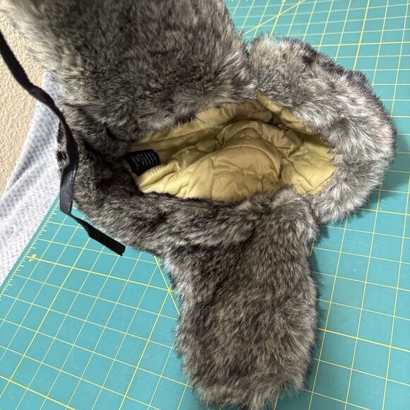 Trapper hat faux fur plaid one size - Picture 5 of 15